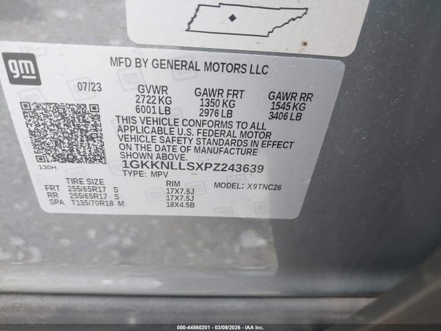 Aukcja sprzedaży 2023 Gmc Acadia Awd At4, vin: 1GKKNLLSXPZ243639, numer aukcji: 44560201