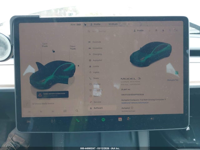 2023 TESLA MODEL 3 5YJ3E1EB4PF661606 Photo 6
