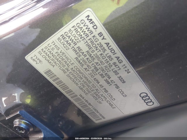 2025 AUDI Q8 WA1BVBF11SD019099 Photo 8