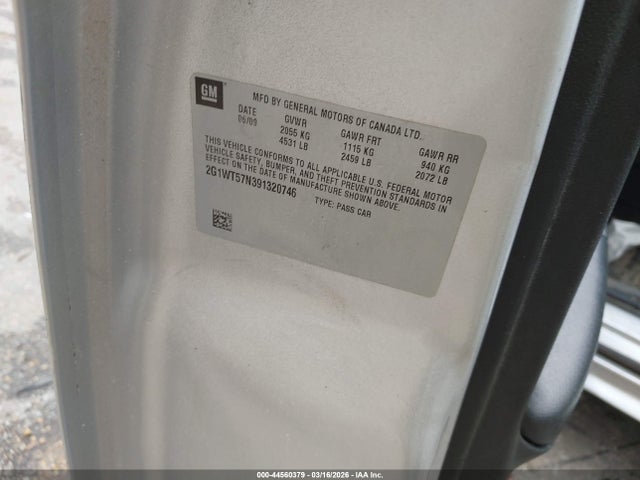 2009 CHEVROLET IMPALA 2G1WT57N391320746 Photo 8
