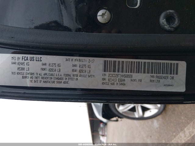 Продаж на аукціоні авто 2017 Dodge Challenger R/t, vin: 2C3CDZBT1HH568928, номер лоту: 44560558
