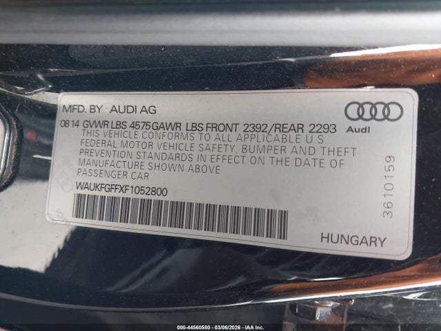 2015 AUDI A3 WAUKFGFFXF1052800 Photo 8