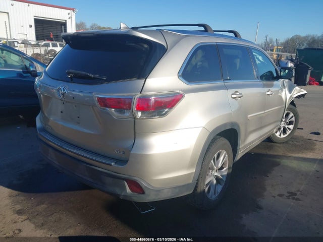 Продаж на аукціоні авто 2015 Toyota Highlander Xle V6, vin: 5TDKKRFHXFS104795, номер лоту: 44560676