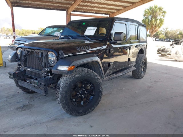 Продаж на аукціоні авто 2021 Jeep Wrangler Unlimited Willys 4x4, vin: 1C4HJXDG4MW732540, номер лоту: 44560720
