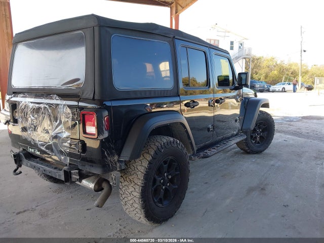 Продаж на аукціоні авто 2021 Jeep Wrangler Unlimited Willys 4x4, vin: 1C4HJXDG4MW732540, номер лоту: 44560720