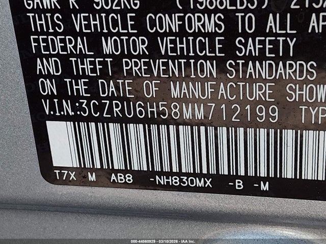 2021 HONDA HR-V 3CZRU6H58MM712199 Photo 8