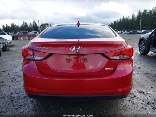 Hyundai Elantra Limited 2016 KMHDH4AE5GU523153 Image 16