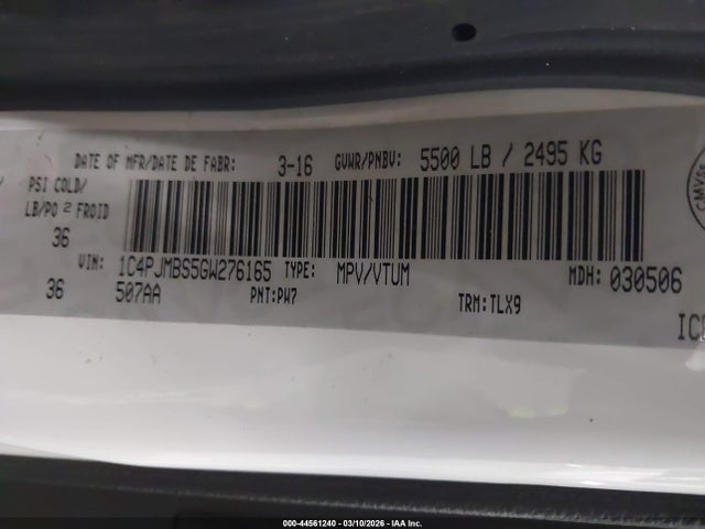 2016 JEEP CHEROKEE 1C4PJMBS5GW276165 Photo 8