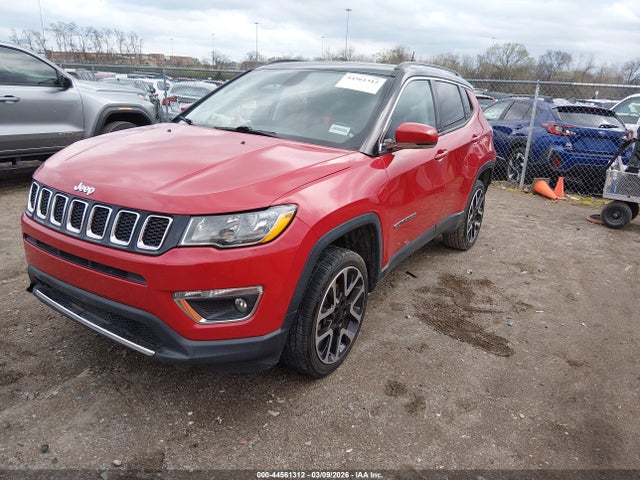 2018 Jeep Compass Limited 4x4 მანქანა იყიდება აუქციონზე, vin: 3C4NJDCB3JT455646, აუქციონის ნომერი: 44561312