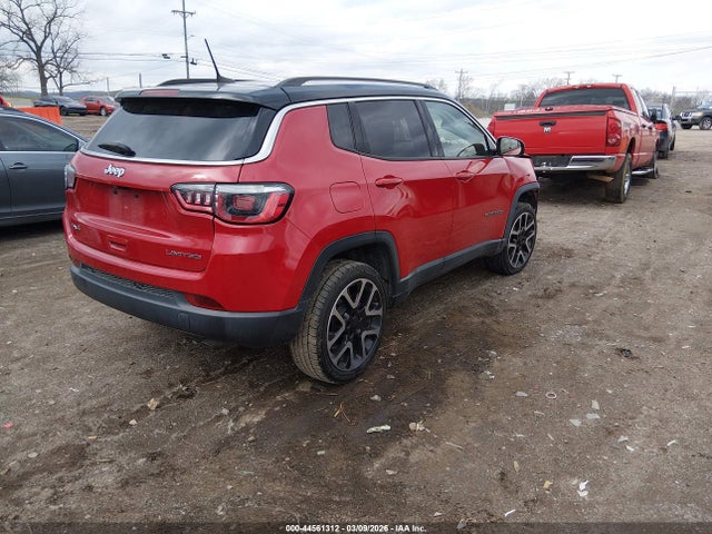2018 Jeep Compass Limited 4x4 მანქანა იყიდება აუქციონზე, vin: 3C4NJDCB3JT455646, აუქციონის ნომერი: 44561312