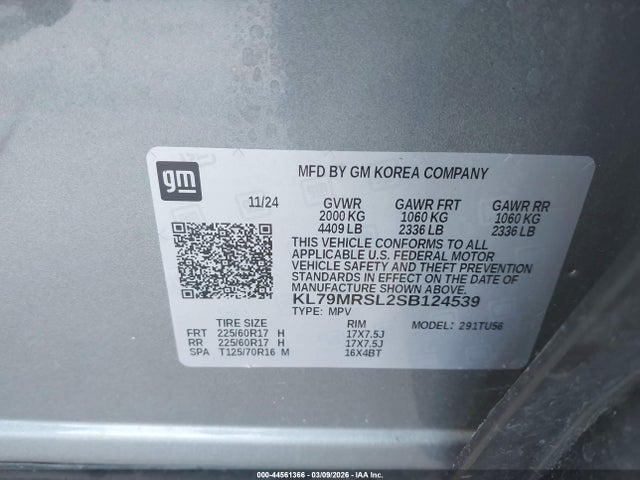 Chevrolet Trailblazer Awd Lt 2025 KL79MRSL2SB124539 Image 9