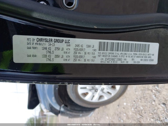 44561410 :رقم المزاد ، 3C4PDCAB6ET159863 vin ، 2014 Dodge Journey American Value Pkg مزاد بيع