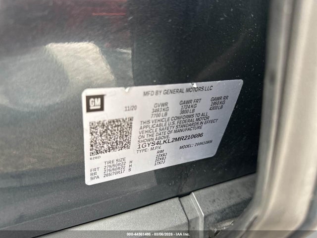 2021 CADILLAC ESCALADE ESV 1GYS4LKL2MR210696 Photo 8