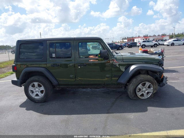 44561560 :رقم المزاد ، 1C4HJXDGXNW240970 vin ، 2022 Jeep Wrangler Unlimited Sport S 4x4 مزاد بيع