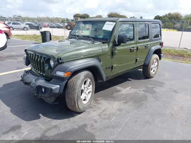 44561560 :رقم المزاد ، 1C4HJXDGXNW240970 vin ، 2022 Jeep Wrangler Unlimited Sport S 4x4 مزاد بيع