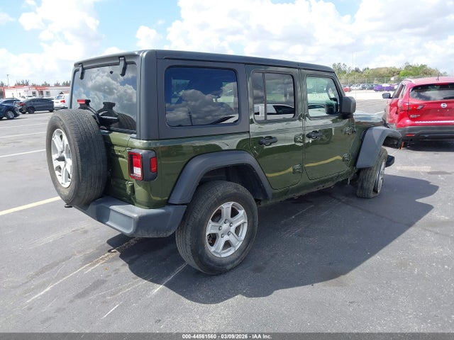44561560 :رقم المزاد ، 1C4HJXDGXNW240970 vin ، 2022 Jeep Wrangler Unlimited Sport S 4x4 مزاد بيع