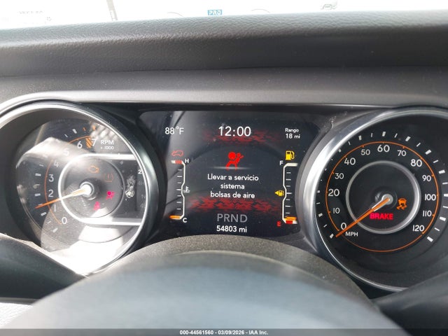 44561560 :رقم المزاد ، 1C4HJXDGXNW240970 vin ، 2022 Jeep Wrangler Unlimited Sport S 4x4 مزاد بيع