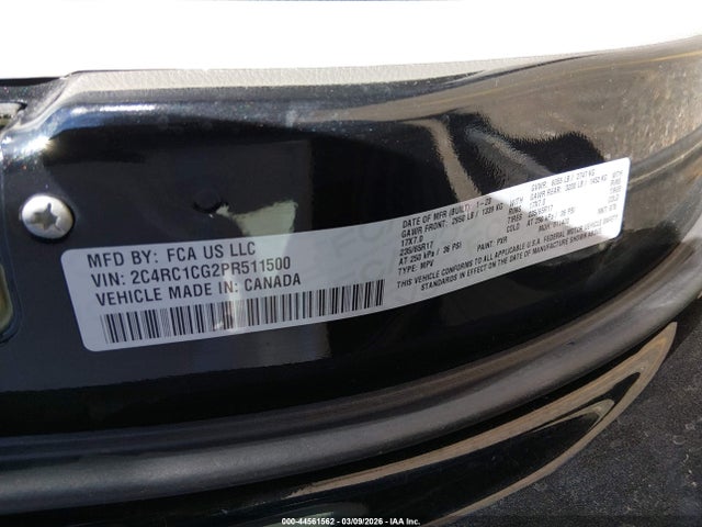 Продажа на аукционе авто 2023 Chrysler Voyager Lx, vin: 2C4RC1CG2PR511500, номер лота: 44561562