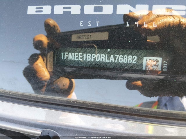 Ford Bronco Black Diamond 2024 1FMEE1BP0RLA76882 Image 9