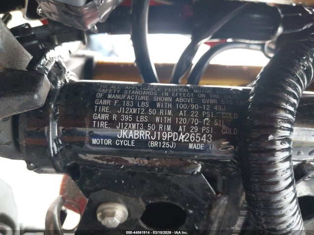 Kawasaki Br125 J 2023 JKABRRJ19PDA26543 Image 10