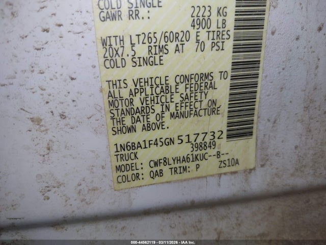 2016 NISSAN TITAN XD 1N6BA1F45GN517732 Photo 8