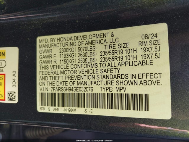2025 HONDA CR-V HYBRID 7FARS6H94SE032076 Photo 8