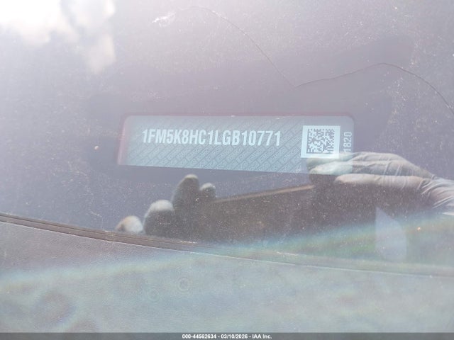 44562634 :رقم المزاد ، 1FM5K8HC1LGB10771 vin ، 2020 Ford Explorer Platinum مزاد بيع