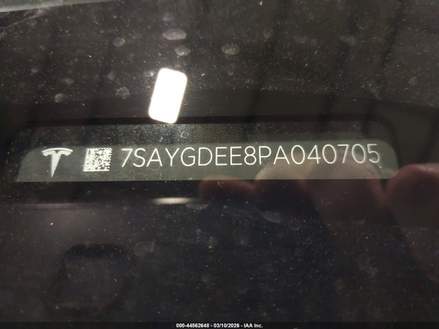 44562648 :رقم المزاد ، 7SAYGDEE8PA040705 vin ، 2023 Tesla Model Y Awd/long Range Dual Motor All-wheel Drive مزاد بيع