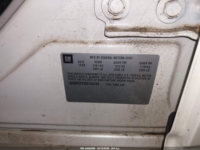 2009 CADILLAC CTS 1G6DF577390154184 Photo 8