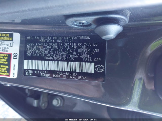 2023 LEXUS ES 350 58ADZ1B15PU143035 Photo 8