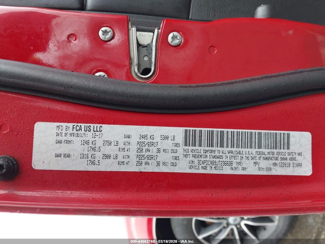 Aukcja sprzedaży 2018 Dodge Journey Se, vin: 3C4PDCAB9JT236638, numer aukcji: 44562766