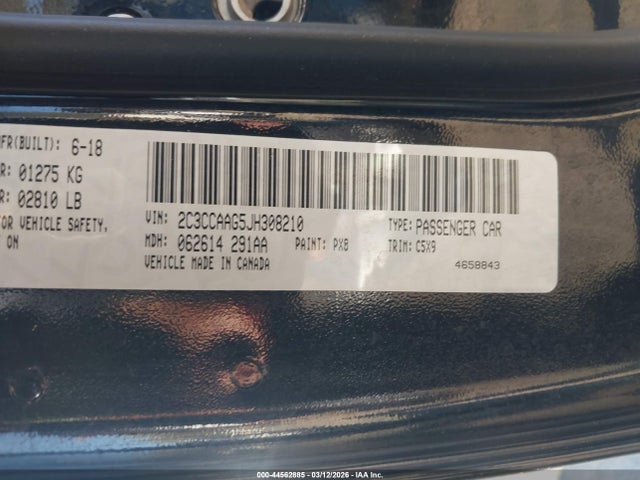 2018 CHRYSLER 300 2C3CCAAG5JH308210 Photo 8