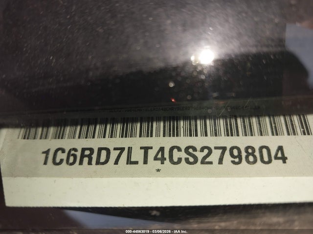 Aukcja sprzedaży 2012 Ram 1500 Slt, vin: 1C6RD7LT4CS279804, numer aukcji: 44563019
