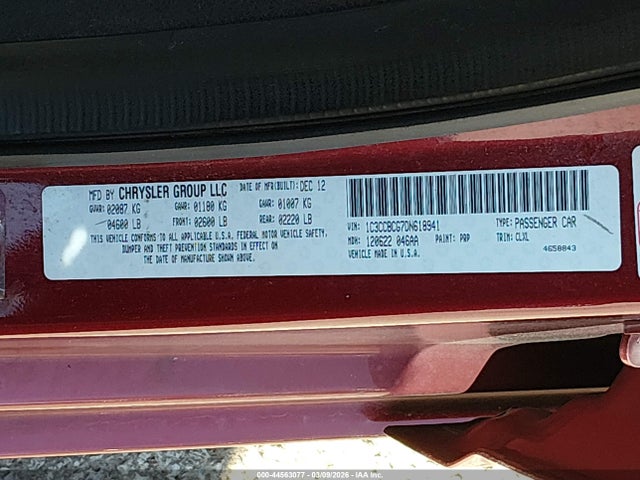 2013 CHRYSLER 200 1C3CCBCG7DN618941 Photo 8