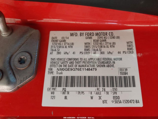 Ford Transit Connect Titanium 2014 NM0GE9G76E1148479 Image 9
