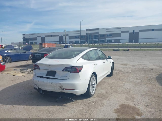 44563240 :رقم المزاد ، 5YJ3E1EB7NF343394 vin ، 2022 Tesla Model 3 Long Range Dual Motor All-wheel Drive مزاد بيع