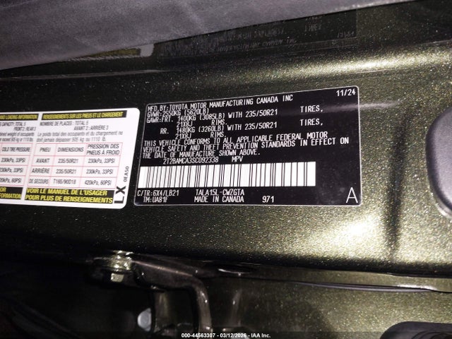 Продажа на аукционе авто 2025 Lexus Rx 350 Premium Plus, vin: 2T2BAMCA3SC092338, номер лота: 44563307