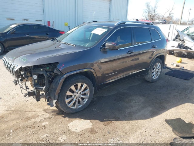 44563449 :رقم المزاد ، 1C4PJMJX2JD594194 vin ، 2018 Jeep Cherokee Overland 4x4 مزاد بيع
