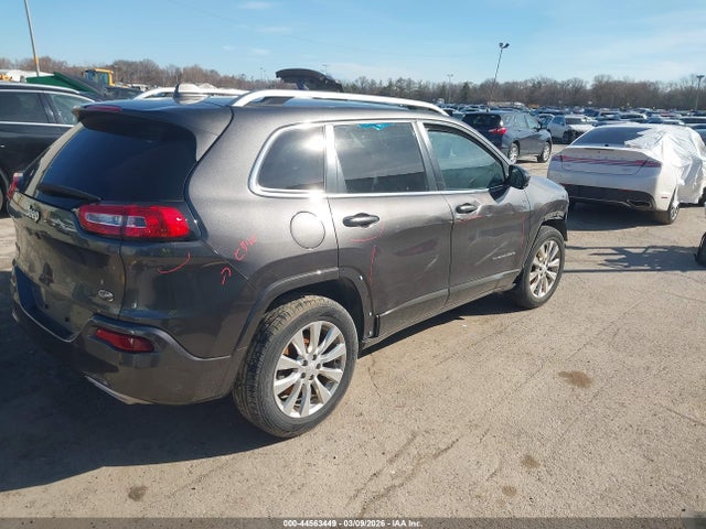 44563449 :رقم المزاد ، 1C4PJMJX2JD594194 vin ، 2018 Jeep Cherokee Overland 4x4 مزاد بيع