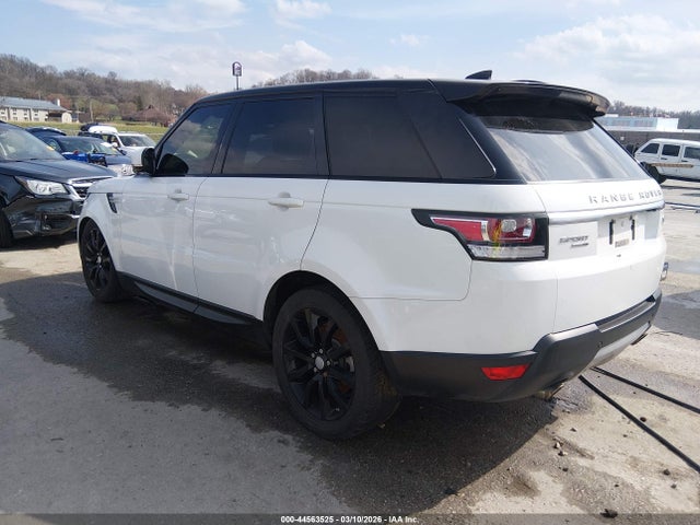 Aukcja sprzedaży 2017 Land Rover Range Rover Sport 3.0l V6 Supercharged Hse, vin: SALWR2FV6HA134508, numer aukcji: 44563525