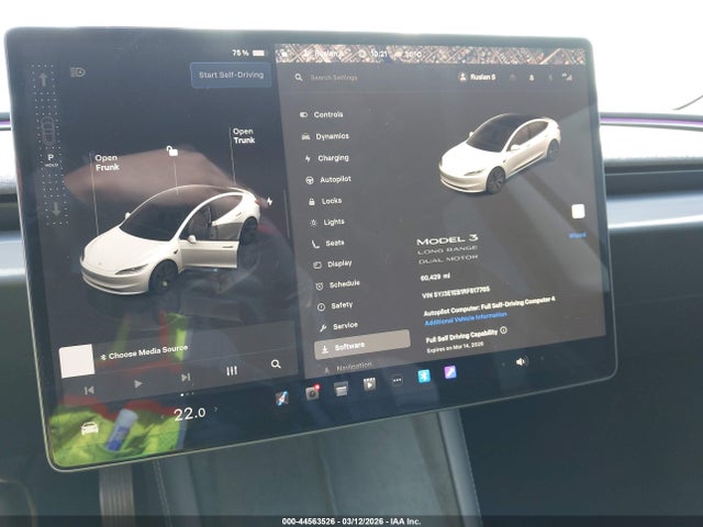 5YJ3E1EB1RF817765 Tesla Model 3 Long Range Dual Motor All-wheel Drive