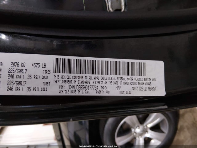 Jeep Compass High Altitude 4x4 2017 1C4NJDEB5HD177734 Image 9