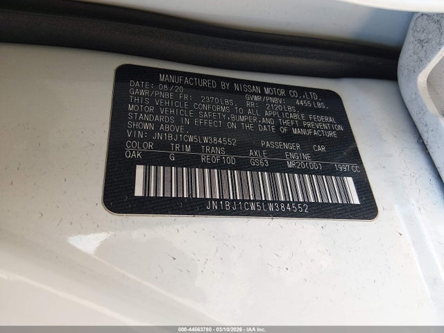 2020 NISSAN ROGUE SPORT JN1BJ1CW5LW384552 Photo 8