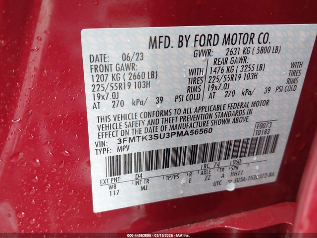 Ford Mustang Mach-e Premium 2023 3FMTK3SU3PMA56560 Image 9