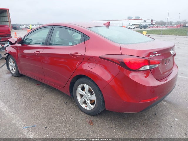 Aukcja sprzedaży 2015 Hyundai Elantra Se, vin: 5NPDH4AE2FH644607, numer aukcji: 44564021