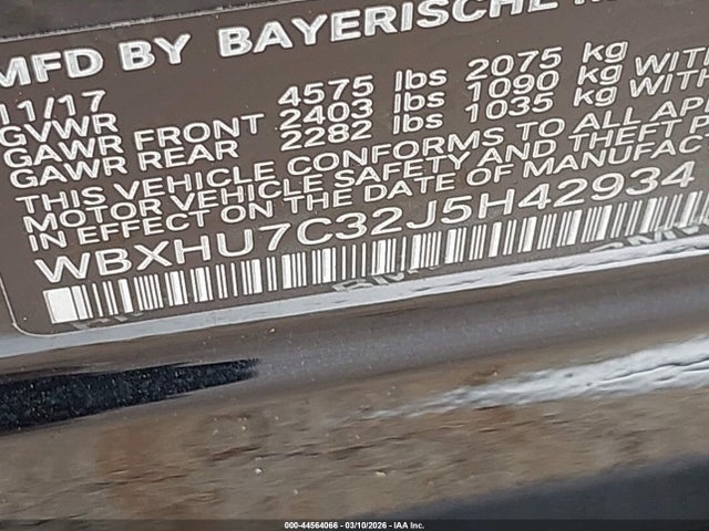 WBXHU7C32J5H42934 BMW X1 Sdrive28i