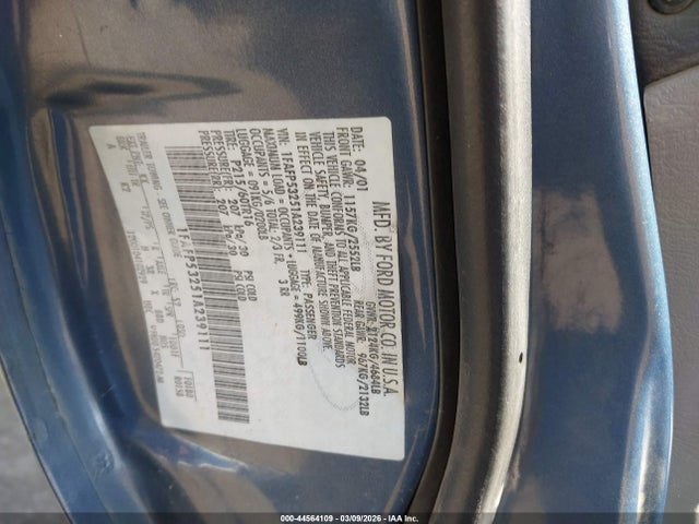 Aukcja sprzedaży 2001 Ford Taurus Se, vin: 1FAFP53251A239111, numer aukcji: 44564109