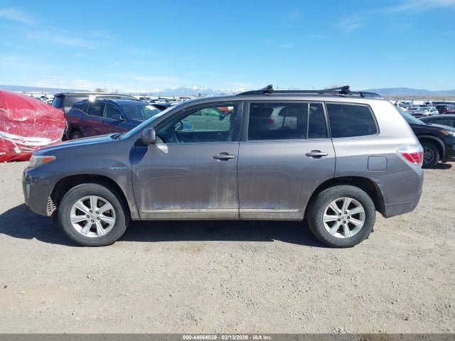 Aukcja sprzedaży 2013 Toyota Highlander Hybrid Base V6, vin: JTEBC3EH8D2015268, numer aukcji: 44564539