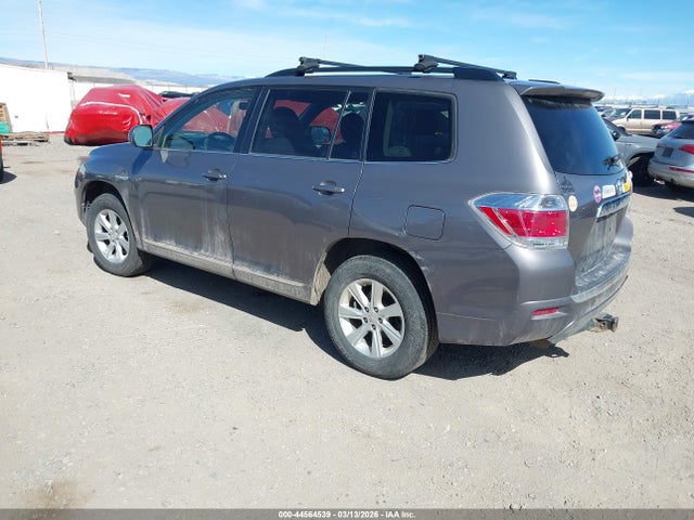 Aukcja sprzedaży 2013 Toyota Highlander Hybrid Base V6, vin: JTEBC3EH8D2015268, numer aukcji: 44564539