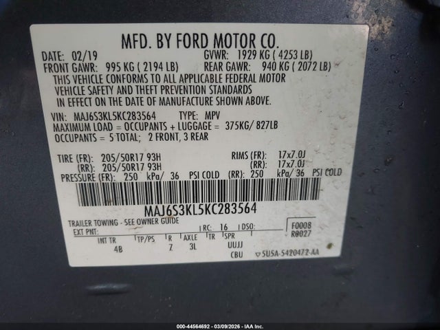 Ford Ecosport Titanium 2019 MAJ6S3KL5KC283564 Image 9
